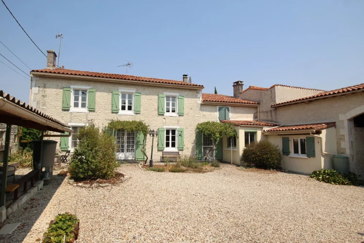Attractive Stone Village House with Lovely Heated Pool Area, Close to Popular Market Town