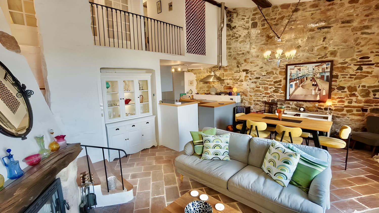 Beautiful Two Bedroom Stone Village House with Stunning View photo 4
