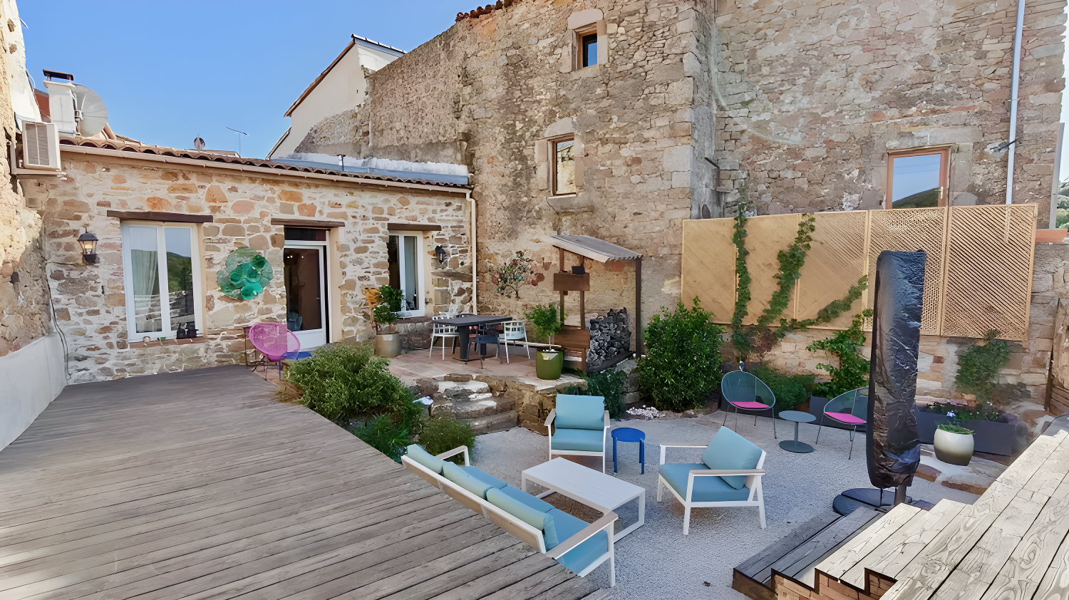 Beautiful Two Bedroom Stone Village House with Stunning View