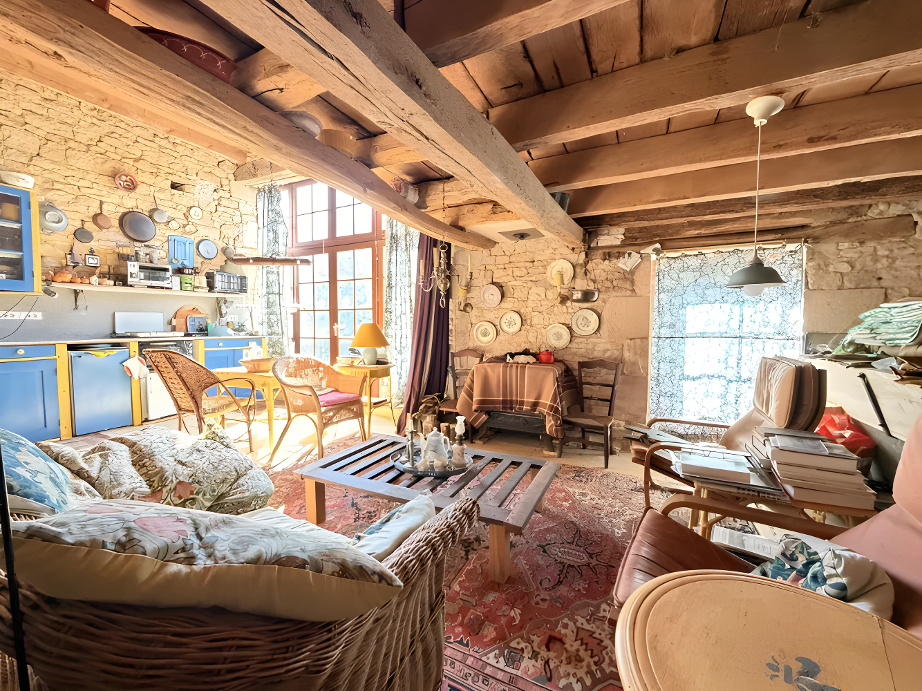 Charming Stone Property with Tower, Character and Development Potential Near Champagne-Mouton photo 3
