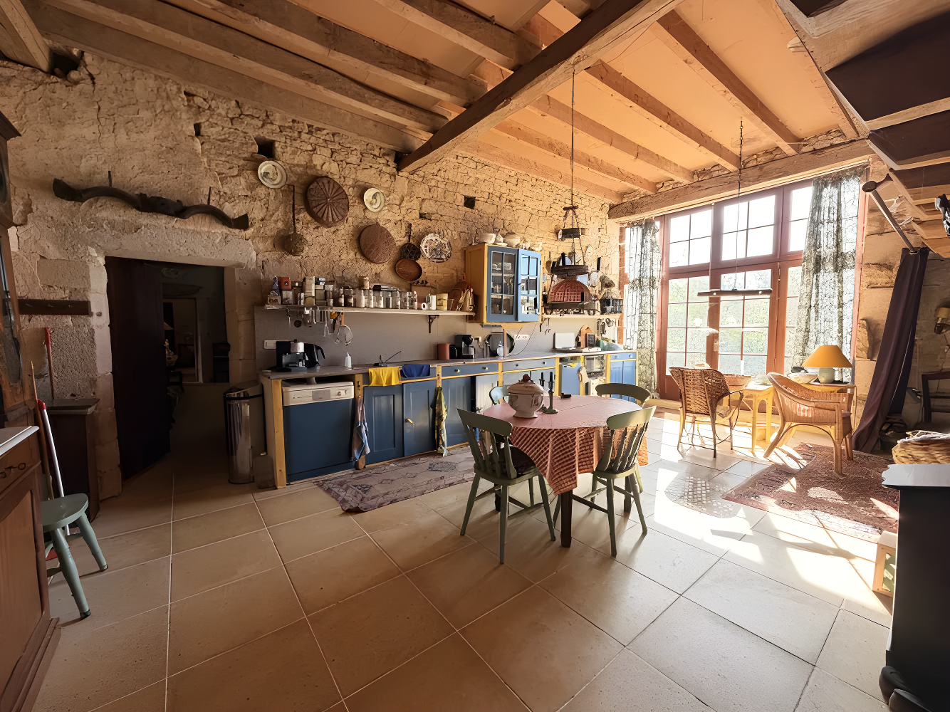 Charming Stone Property with Tower, Character and Development Potential Near Champagne-Mouton photo 4