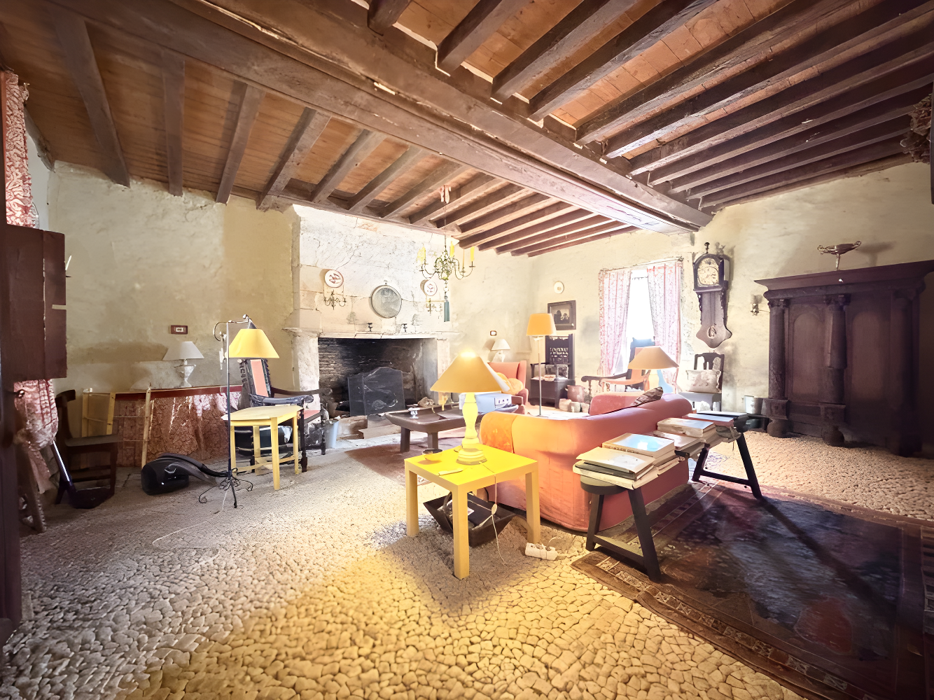 Charming Stone Property with Tower, Character and Development Potential Near Champagne-Mouton photo 5