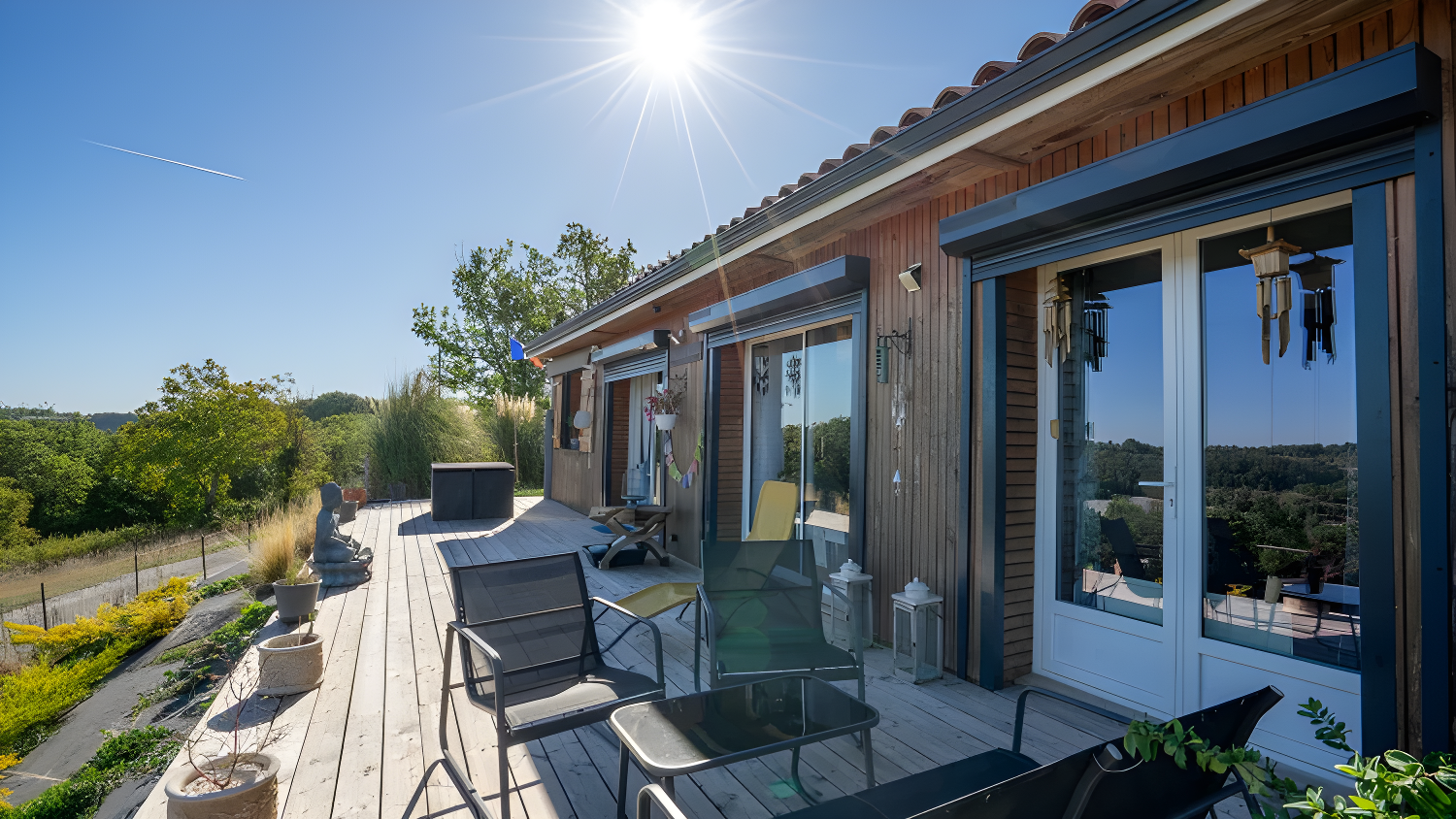 Wooden House of 75 m² with a Plot of 2222 m² Comprising 3 Bedrooms, Living/Dining Room/Kitchen of 38 m² photo 2