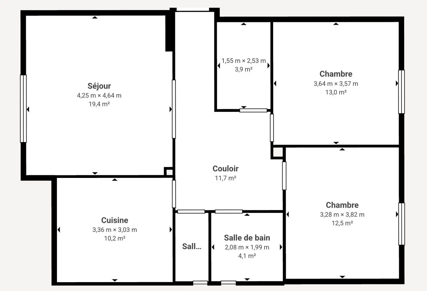Apartment for sale in Villeurbanne — 2 bedrooms, 78 m² photo 3