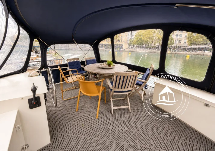 Narrowboat for Sale - 40 m² - Paris la Villette