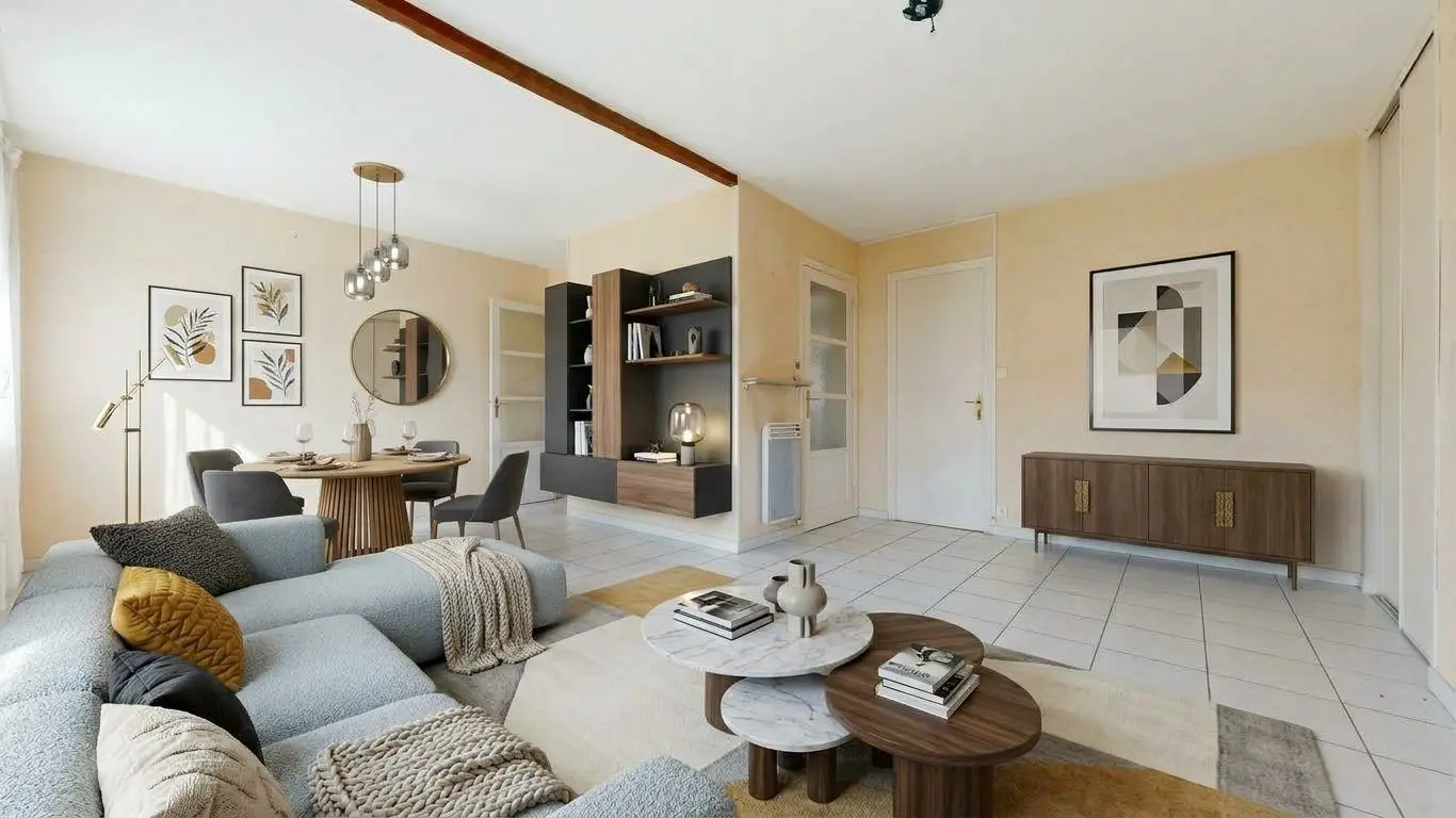 Apartment for sale in Villeurbanne — 2 bedrooms, 67 m²