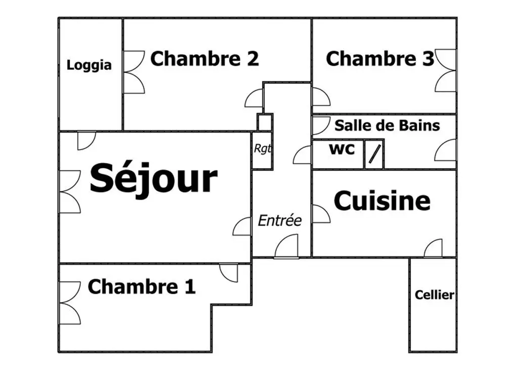 Apartment for sale in Villeurbanne — 3 bedrooms, 71 m² photo 3
