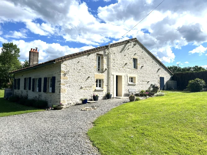 Charentaise House with Picturesque River Frontage Setting