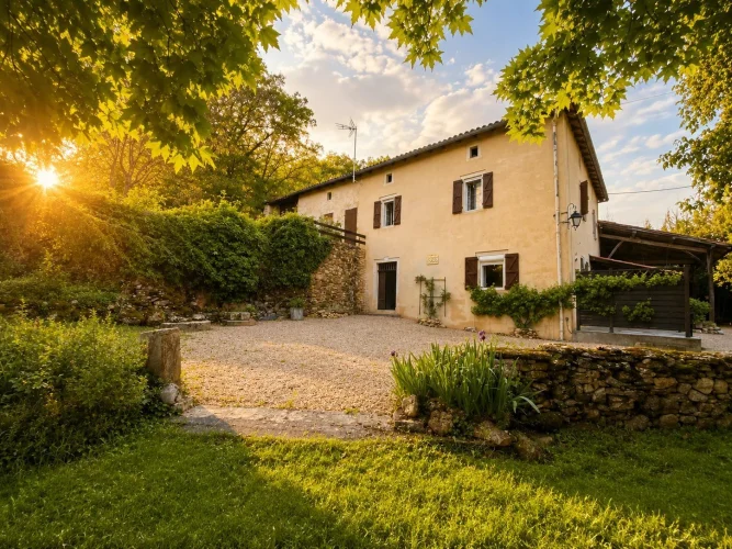 Near Aurignac, Old T5 House, Outbuildings on more than 1 Hectare