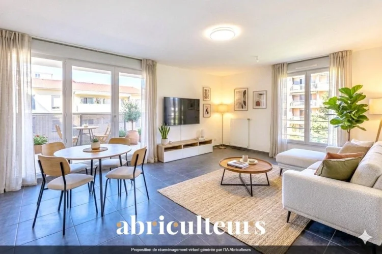 Spacious Apartment with Large Balcony for Sale in Vénissieux Paul Bert (69200)