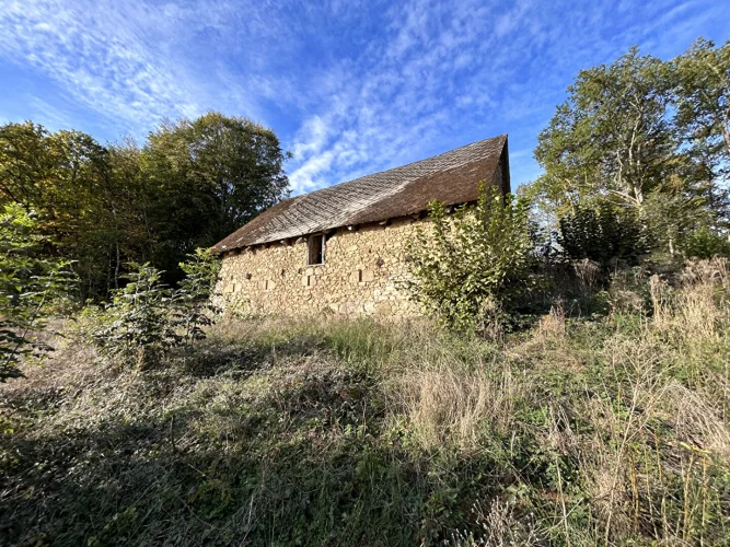 Correze. Nr. Neuvic. Barn and Land of 3000m². Beautiful View!