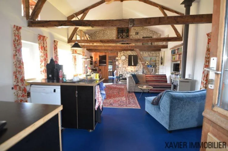 A Renovated Stone Farmhouse with in Depended Guest House and Barn, Set in the Countryside with Beaut photo 4