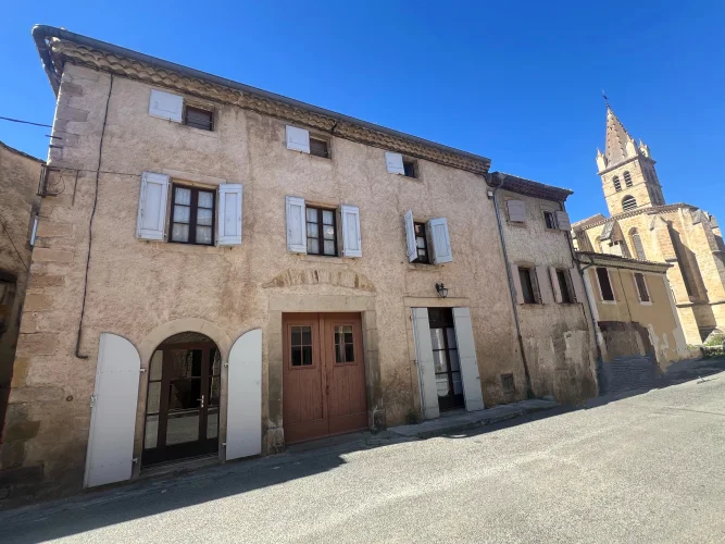 Near Limoux Charming Historic Property with Commercial Potential in a Picturesque Medieval Village