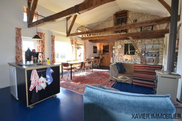 A Renovated Stone Farmhouse with in Depended Guest House and Barn, Set in the Countryside with Beaut photo 5