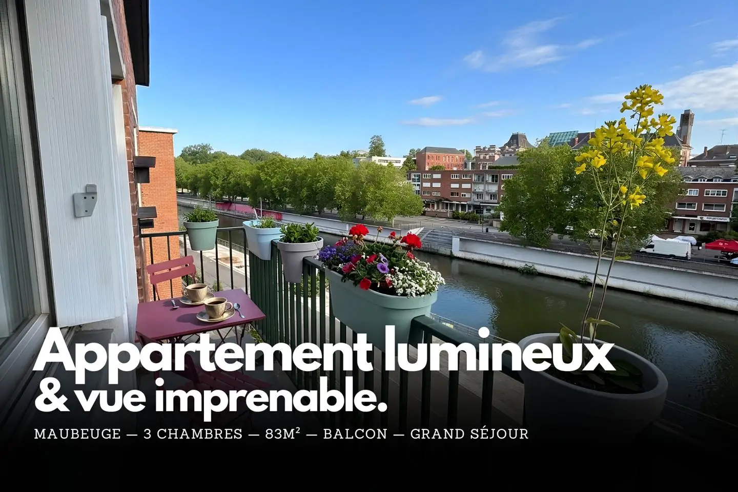 Apartment for sale in Maubeuge — 3 bedrooms, 85 m²