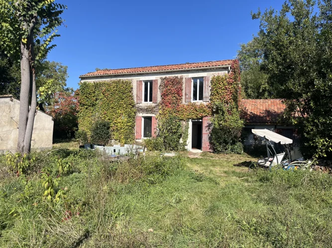 Stone Village House with Large Garden and Outbuildings