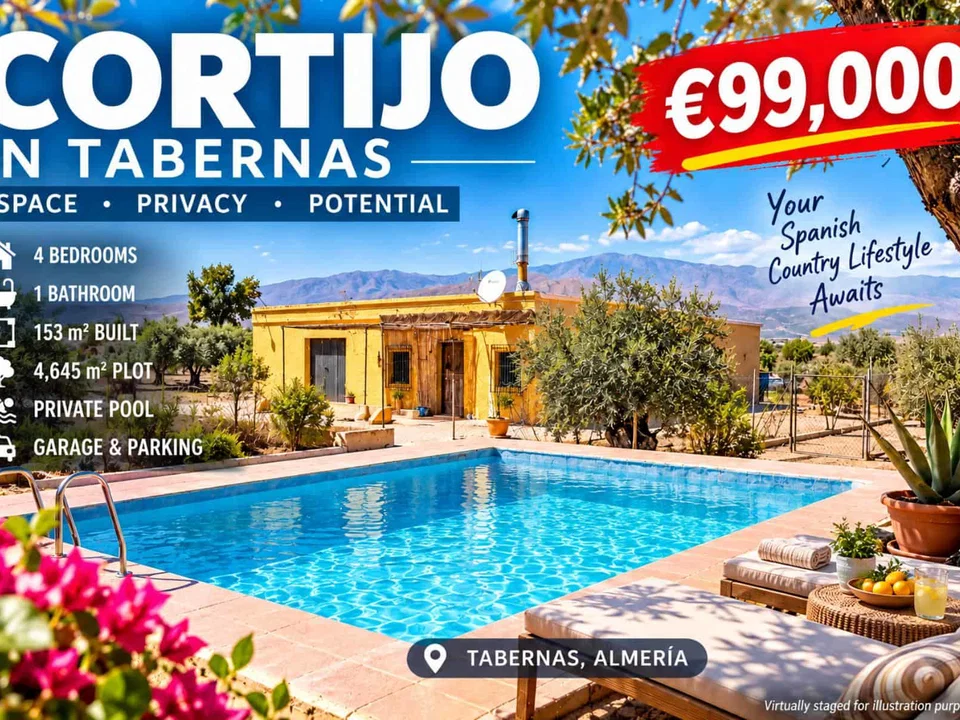 Villa in Tabernas, Almeria province