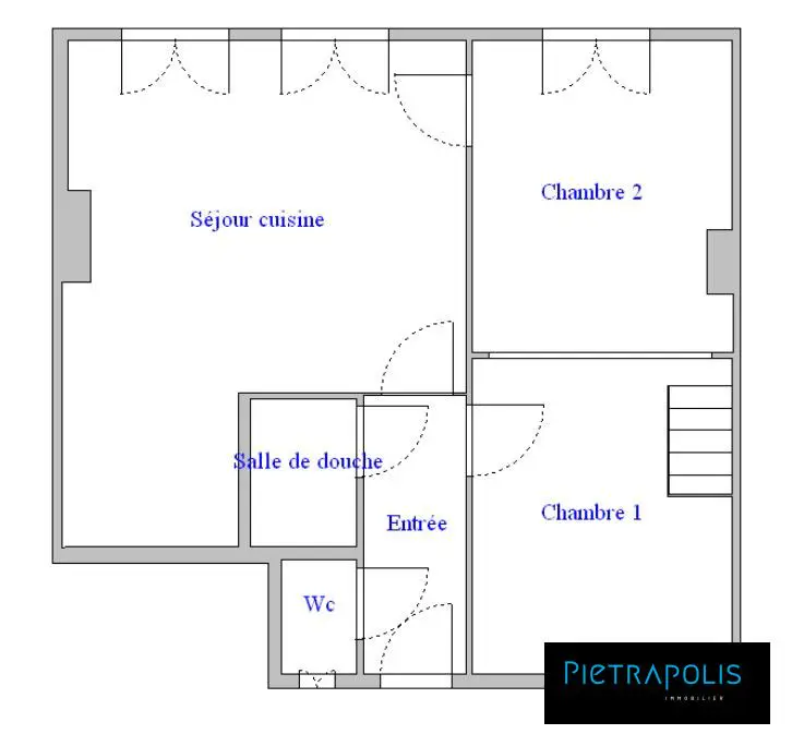 Apartment for sale in Lyon 2ème arrondissement — 2 bedrooms, 47 m² photo 3