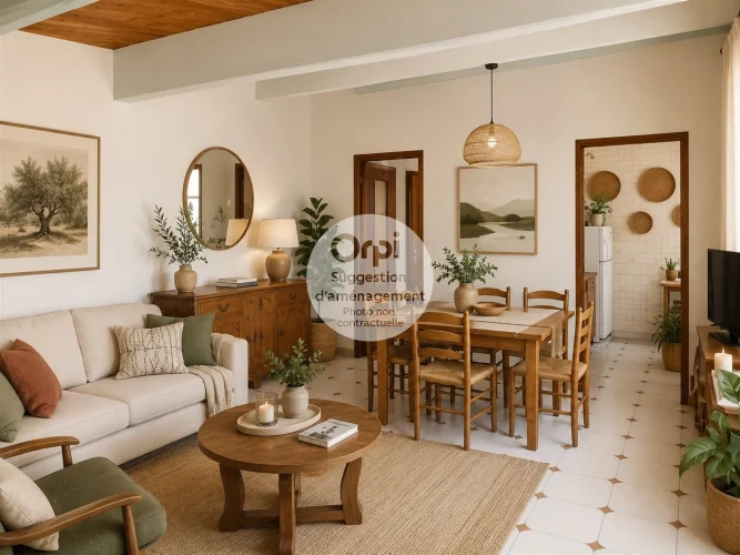 Duplex with Terrace in the Heart of Marseillan photo 3