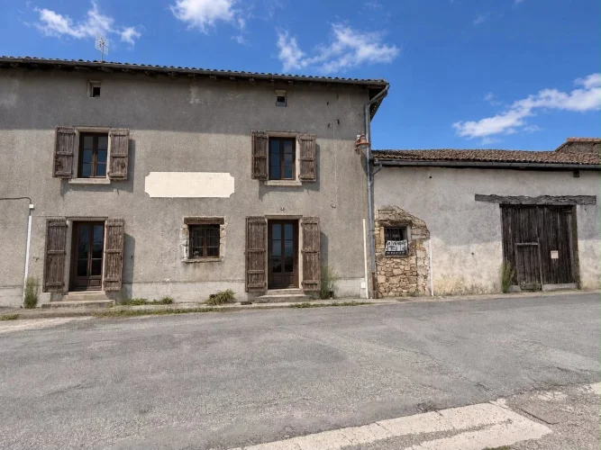 Historic Village Property with Substantial Barn and Large Garden