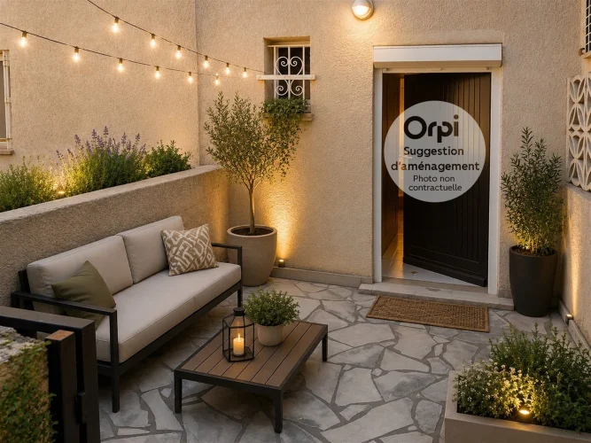 Duplex with Terrace in the Heart of Marseillan