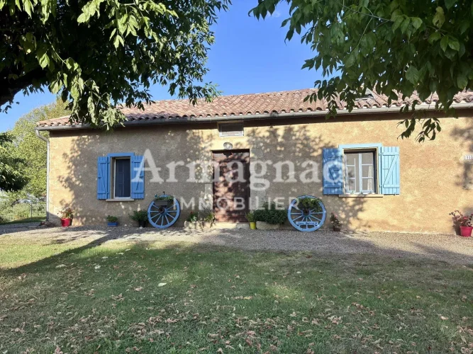 Stone House with Pyrenees View