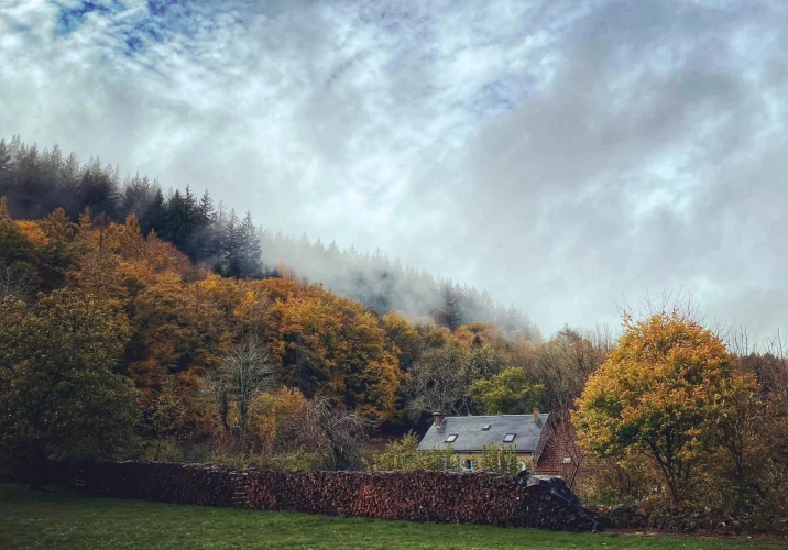 A South Facing Stone Character House with a Mature Garden in a Peaceful Hamlet Surrounded by Forest and Close to Lac De … photo 2