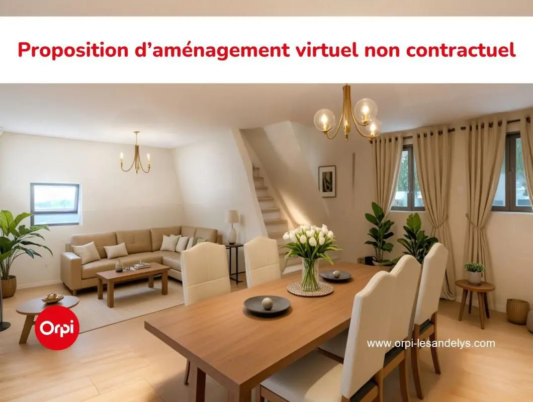 Apartment for sale in Les Andelys — 3 bedrooms, 87 m²
