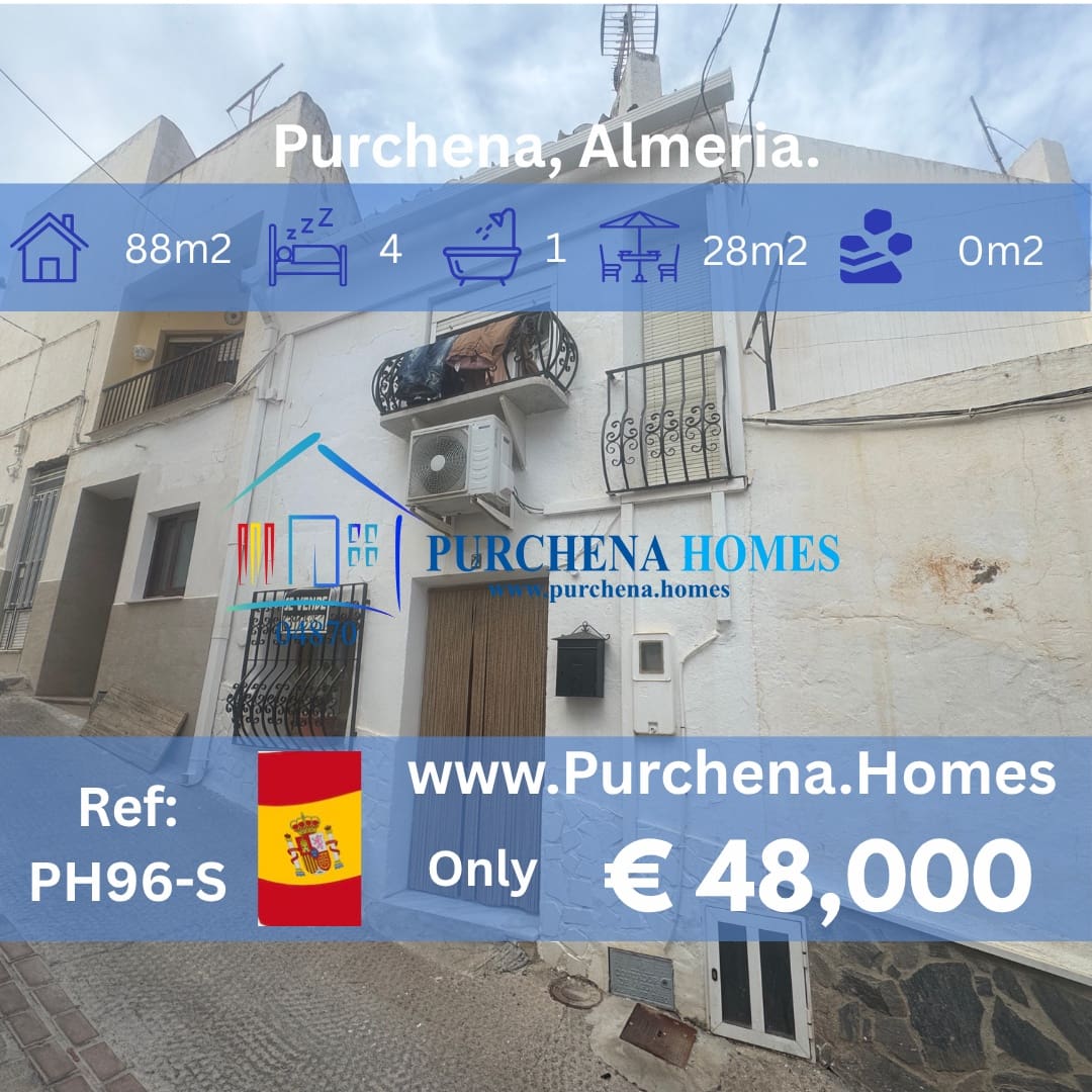 Townhouse for sale in Purchena, Almería