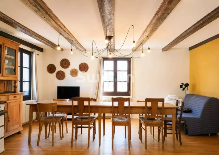 3-Room Apartment Sold Furnished with Covered Parking
