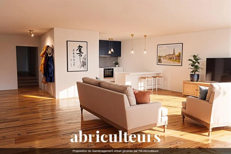 Beau Duplex T4 of about 100m² with Terrace in Rognes 13840 photo 5