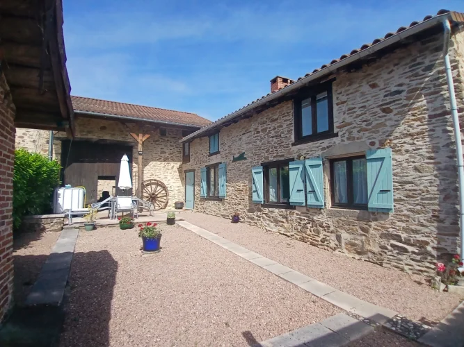 3 Bedroom Stone House with a Separate Guest House and a Barn for Sale Haute Vienne photo 2