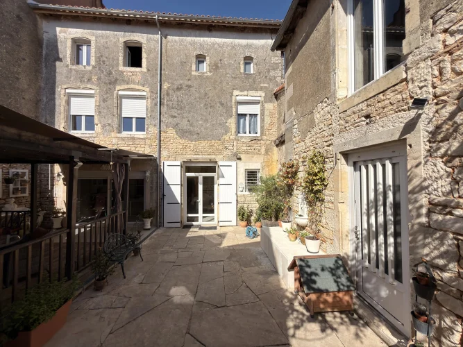 Beautifully Renovated Town Property with Guest Accommodation Potential, Barn and Separate Land