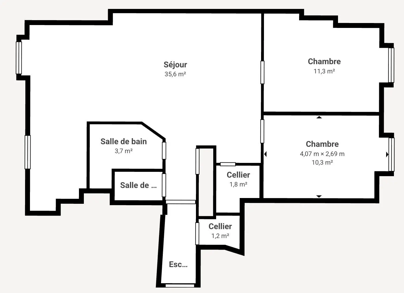 Apartment for sale in Oullins-Pierre-Bénite — 2 bedrooms, 67 m² photo 3