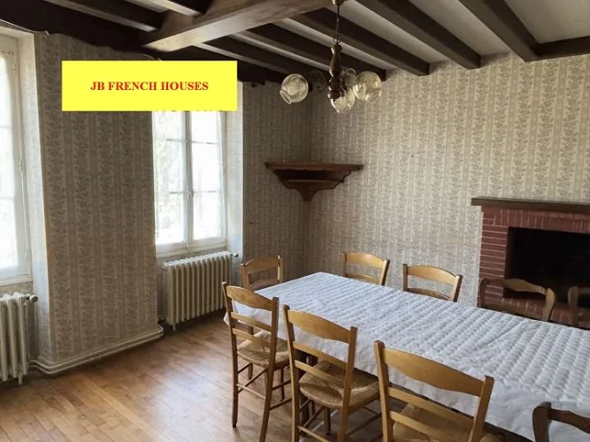 Detached Stone and Slate Property(91 sqm), Situated on the Edge of a Village, Bordering a Small photo 4