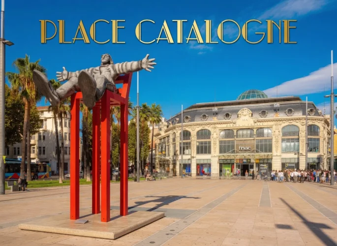 The Paquebot De Catalogne – 2-Bedroom Apartment, 77.76m² - Art Deco – Balcony – Place Catalogne (Dames De France)