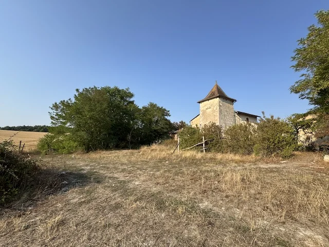 Impressive stone house with large barn