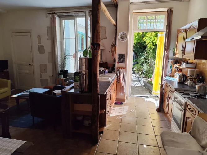 Elegant Character 3-Bedroom Townhouse with Private Courtyard in the Heart of Historic Civray photo 4