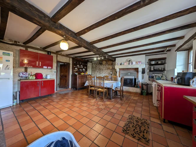 Authentic Detached Country House with Gite, Barn, Swimming photo 4