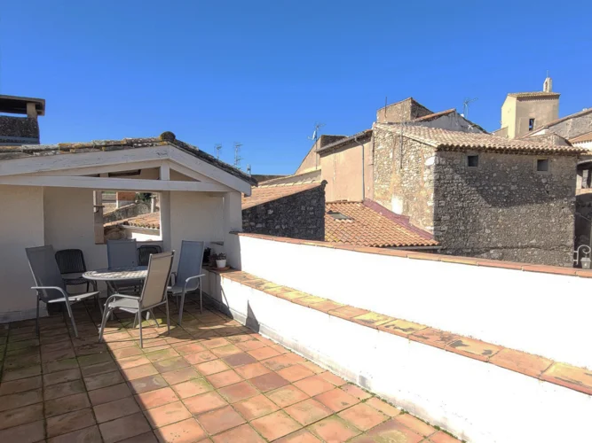 Medieval-Style Village House with Roof Terrace
