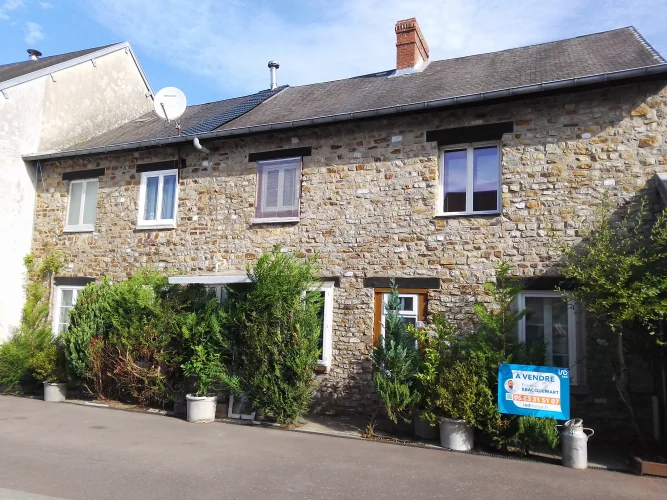 Stone House in Village, South Facing with Panoramic Views.