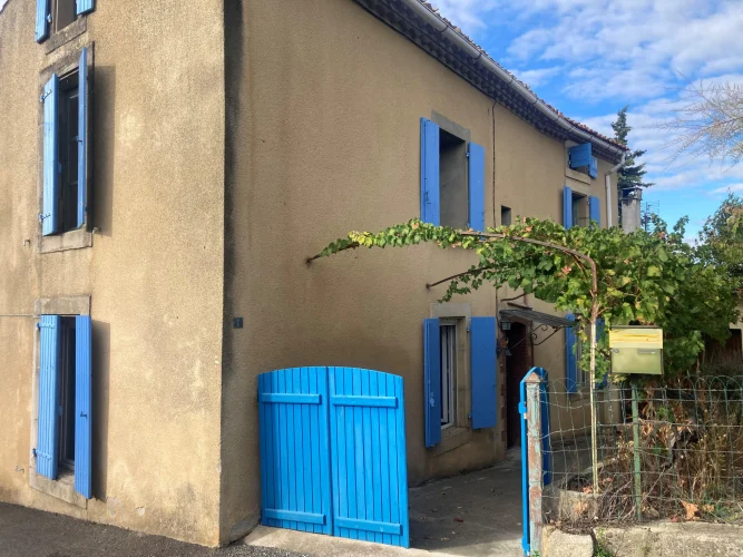 Typical Village of the Limoux Region, Winemaker's House to Renovate with
