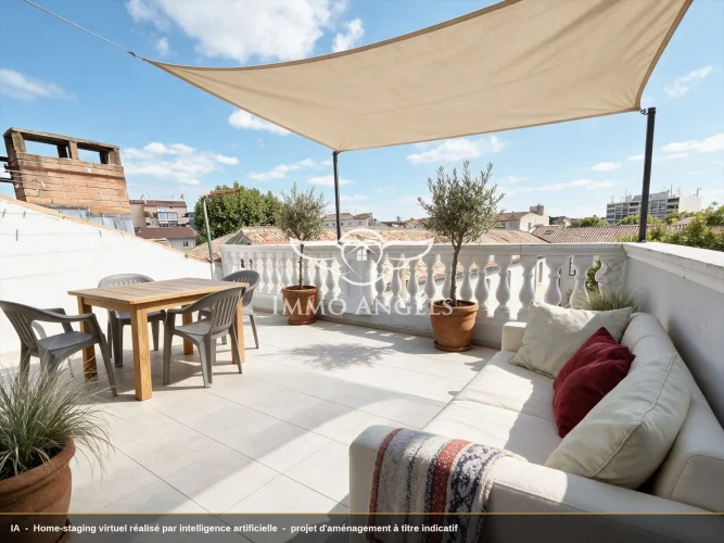Alès City Center Duplex 5 Bedrooms, 18 m² Terrace, Energy Class C photo 3