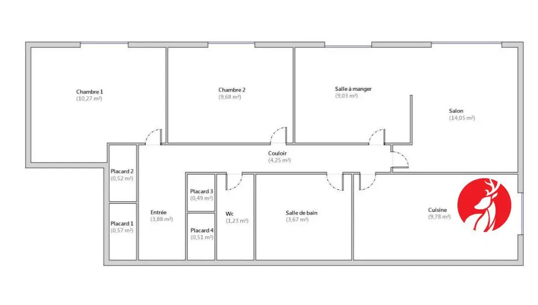 Apartment for sale in Avon — 2 bedrooms, 68 m² photo 3