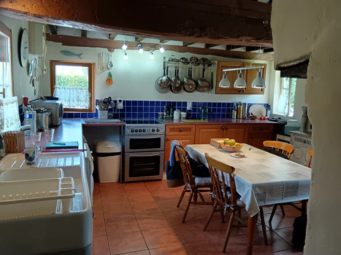 Calvados Beautiful Colombages Property Close to Liverot in Quiet Village photo 3