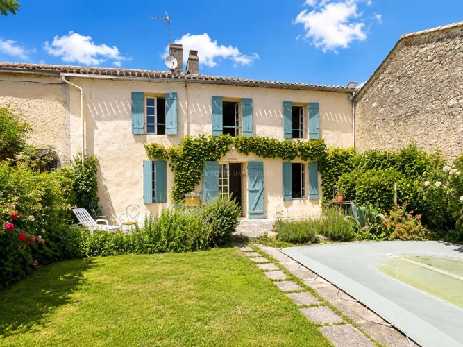Charming Stone House with Pool