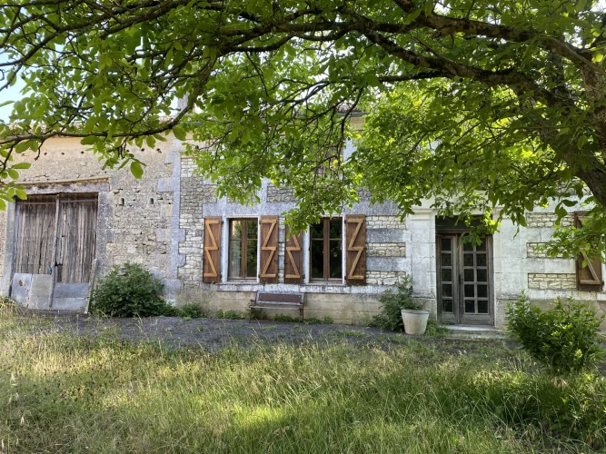 11KM from Angouleme Tgv Station, Rare! Authentic Farmhouse to Renovate with Outbuildings and Land.