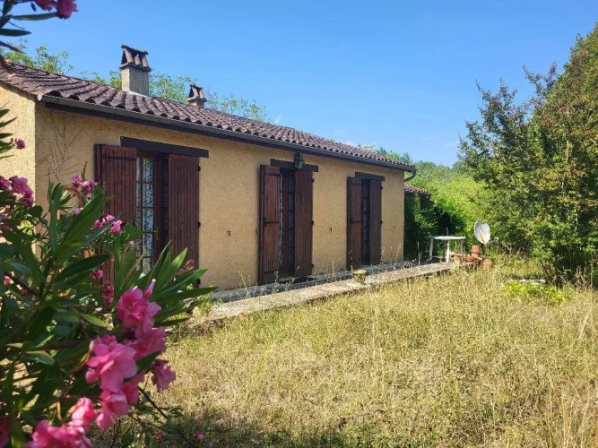 Plain Ground-Level House in a Quiet, Wild Setting