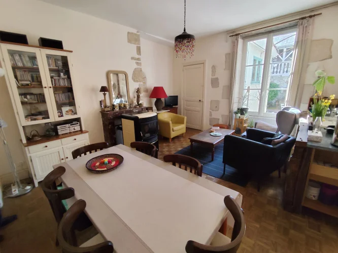 Elegant Character 3-Bedroom Townhouse with Private Courtyard in the Heart of Historic Civray photo 5