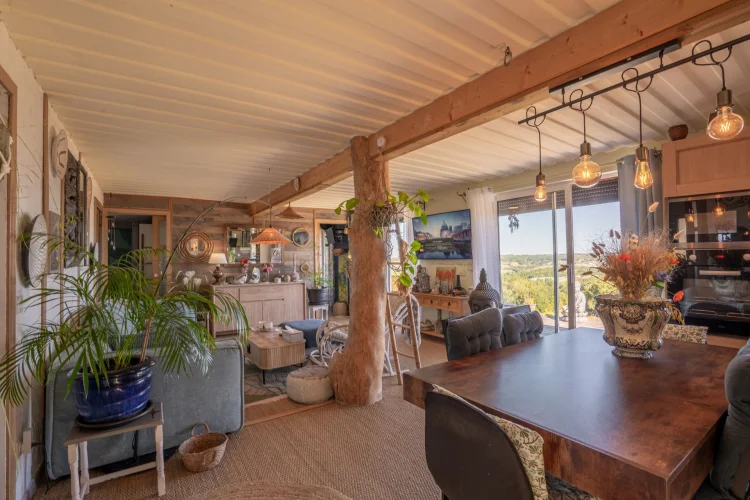 Wooden House of 75 m² with a Plot of 2222 m² Comprising 3 Bedrooms, Living/Dining Room/Kitchen of 38 m² photo 3